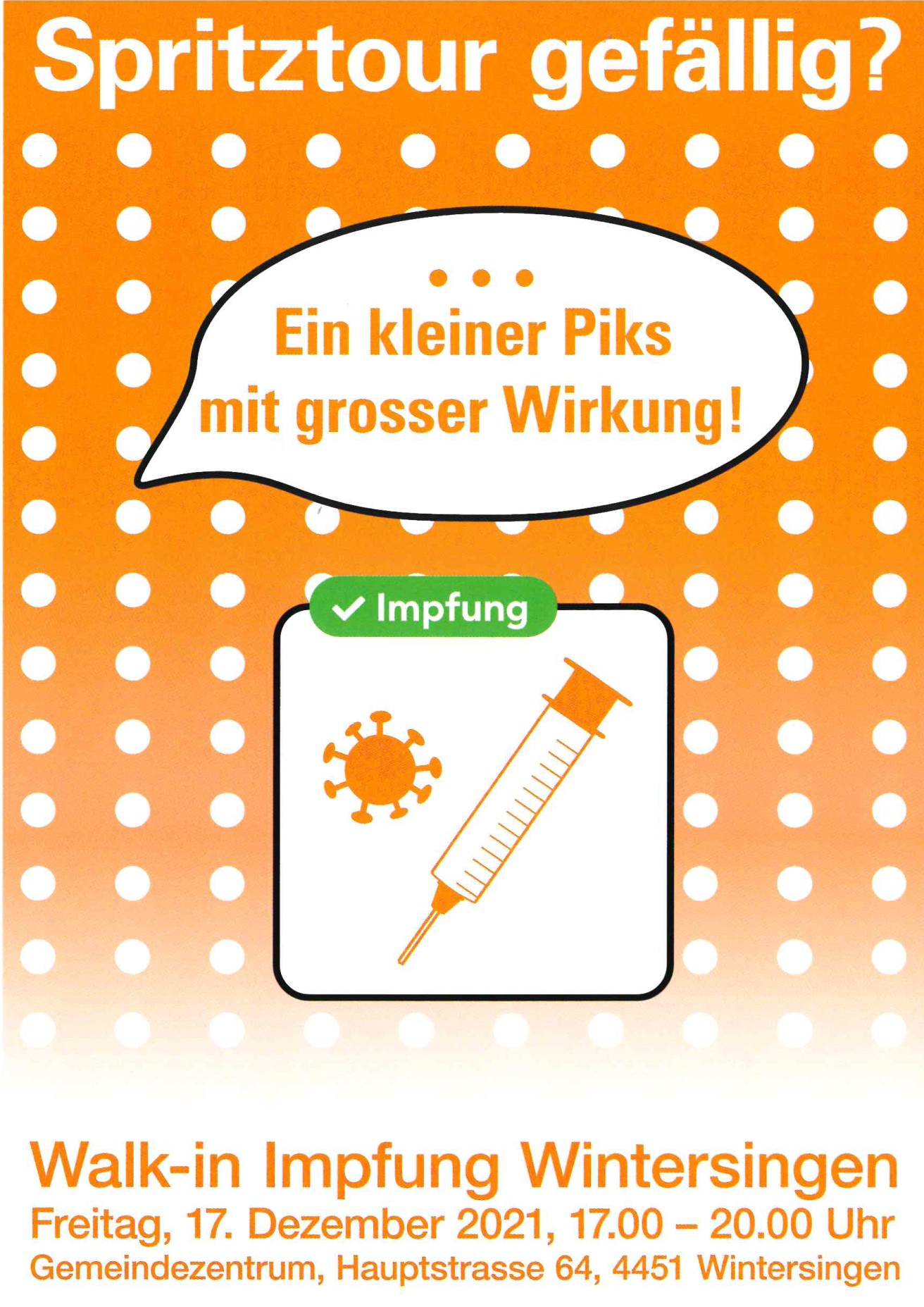 Walk-in Impfung Wintersingen